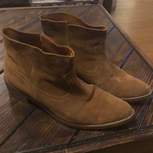 MADEWELL SUEDE BOOTIES